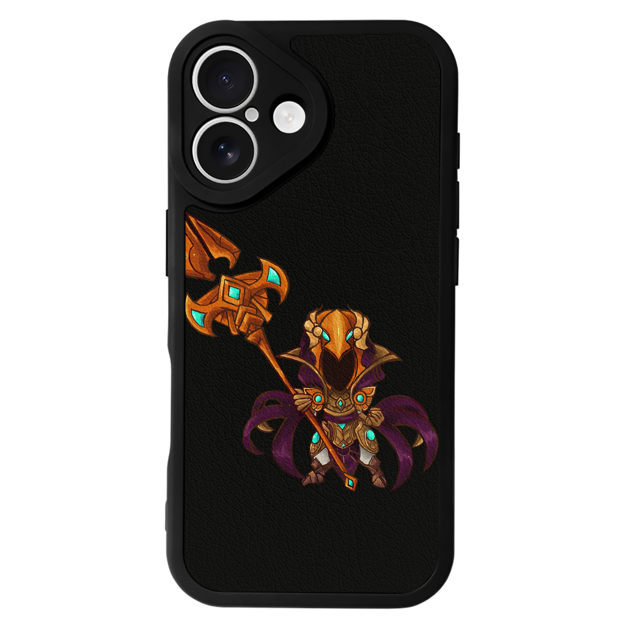 リーグ・オブ・レジェンド League of Legends LOL 【iPhone 16シリーズ対応】シリコンスマホケース（レザー調） 材質：シリコン